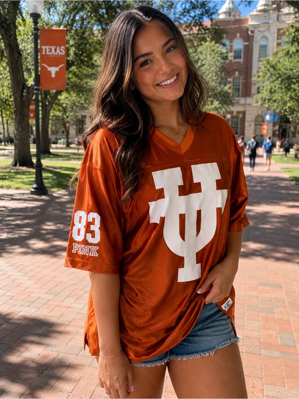 Victoria's Secret PINK University of Texas Football Jersey